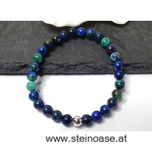 Armband Azurit Malachit 6mm